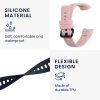 Комплект от 2 kwmobile каишки за Honor Band 5/Band 4, силикон, син/розов, 59596.03