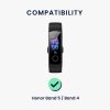 Комплект от 2 kwmobile каишки за Honor Band 5/Band 4, силикон, син/розов, 59596.03