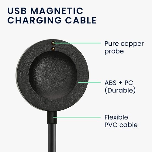 kwmobile захранващ кабел за дизел DZT2015 /DZT2012/DZT2014, пластмаса, черен, 60127.01