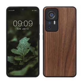   Калъф kwmobile за Xiaomi 12T/12T Pro, дърво, кафяв, 60149.18