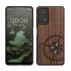 Калъф kwmobile за Xiaomi Redmi Note 11 Pro/Redmi Note 11 Pro 5G/Redmi Note 12 Pro, дърво, кафяв/син, 57381.11