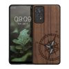 Калъф kwmobile за Xiaomi Redmi Note 11 Pro/Redmi Note 11 Pro 5G/Redmi Note 12 Pro, дърво, кафяв/син, 57381.11
