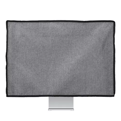 Капак за 24-26" монитор Kwmobile, сив, текстил, 60249.19