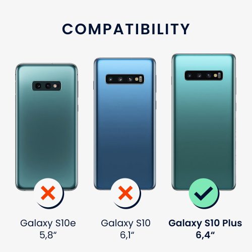 калъф kwmobile за Samsung Galaxy S10 Plus, силиконов, кремав, 49028.125