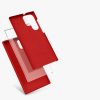 калъф kwmobile за Samsung Galaxy S22 Ultra, Силиконов, Червен, 56765.208