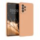 калъф kwmobile за Samsung Galaxy A53 5G, Силиконов, Кафяв, 57835.245
