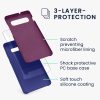 калъф kwmobile за Samsung Galaxy S10 Plus, Силиконов, Виолетов, 49028.234
