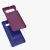 калъф kwmobile за Samsung Galaxy S10 Plus, Силиконов, Виолетов, 49028.234