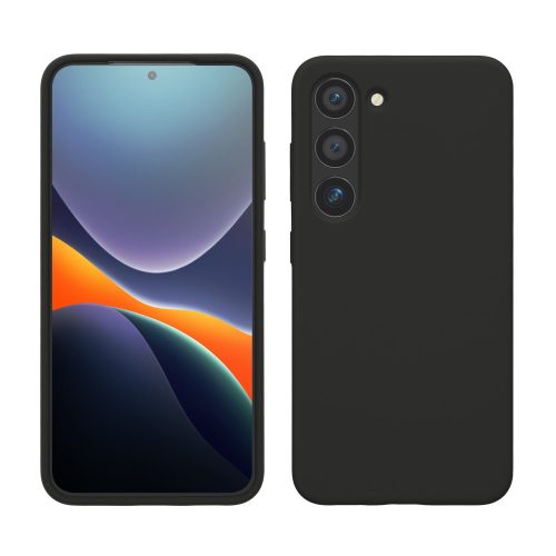 калъф kwmobile за Samsung Galaxy S23, Силиконов, Черен, 60273.47