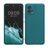 калъф kwmobile за Motorola Moto G72, Силиконов, Зелен, 60342.57