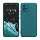 калъф kwmobile за Motorola Moto G72, Силиконов, Зелен, 60342.57