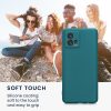 калъф kwmobile за Motorola Moto G72, Силиконов, Зелен, 60342.57