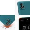 калъф kwmobile за Motorola Moto G72, Силиконов, Зелен, 60342.57
