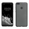 калъф kwmobile за Huawei P Smart (2017), Силиконов, Сив, 44431.232
