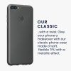 калъф kwmobile за Huawei P Smart (2017), Силиконов, Сив, 44431.232