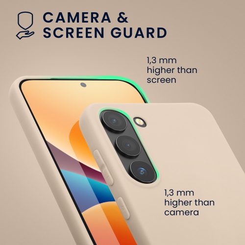 калъф kwmobile за Samsung Galaxy S23, силиконов, сив, 60282.225