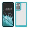 Броня kwmobile за Xiaomi Redmi Note 11 Pro/Redmi Note 11 Pro 5G/Redmi Note 12 Pro, пластмаса, прозрачен/син, 60315.04