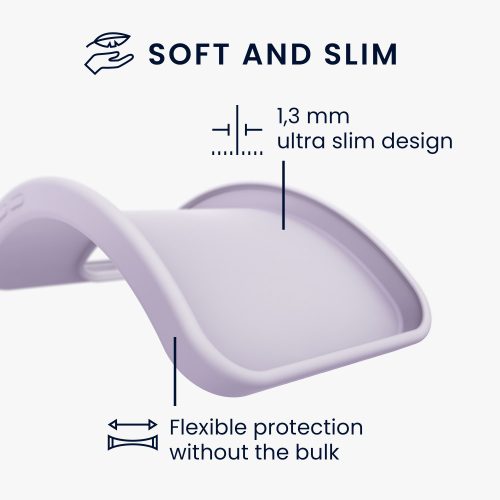 калъф kwmobile за Samsung Galaxy S23 Plus, Силиконов, Лилав, 60283.108