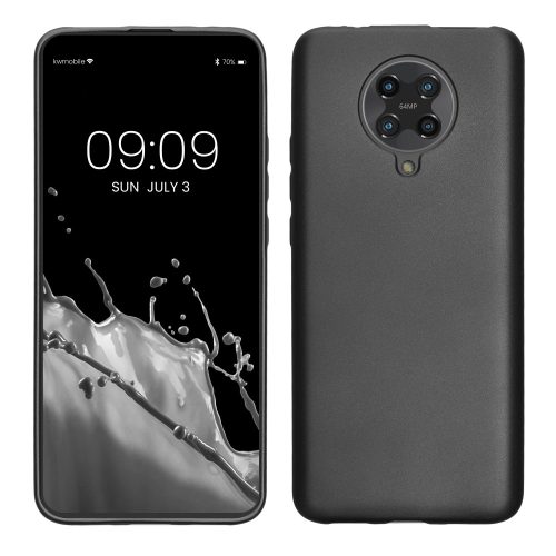 Калъф kwmobile за Xiaomi Poco F2 Pro/Redmi K30 Pro Zoom, Силиконов, Сив, 52450.232