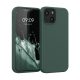 калъф kwmobile за Apple iPhone 13 Mini, силиконов, зелен, 55877.169