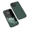 калъф kwmobile за Apple iPhone 13 Mini, силиконов, зелен, 55877.169