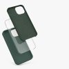 калъф kwmobile за Apple iPhone 13 Mini, силиконов, зелен, 55877.169