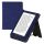 калъф kwmobile за Kobo Clara 2E, Екологична кожа, Син, 60052.17