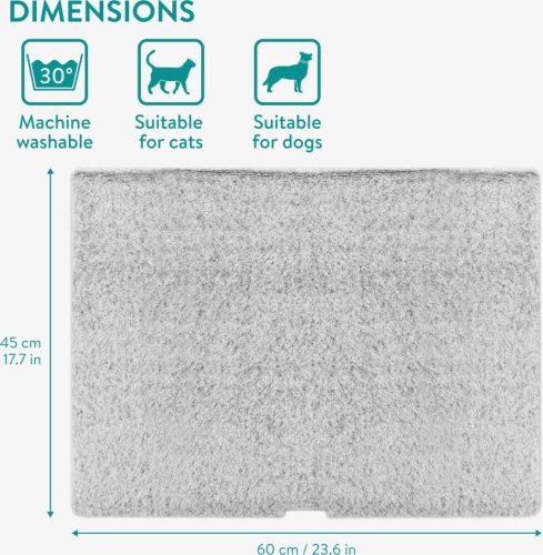 Saltea auto-incalzitoare pentru caini si pisici Navaris, 60 x 45 cm, 55771.22