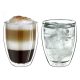 Set 2 pahare termice Creano DG-Hoch, 250 ml, sticla borosilicata, perete dublu