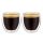 Set 2 pahare espresso termice Creano, 100 ml, sticla borosilicata, perete dublu