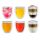 Set 6 pahare termice Creano DG-Bauchig, 400 ml, sticla borosilicata, perete dublu