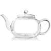 Ceainic termic Creano, 1,2 L, sticla perete dublu, cu infuzor din inox, anti-picurare