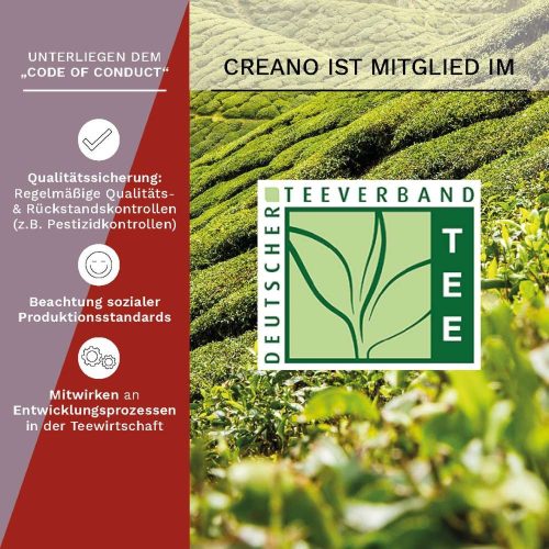 Комплект цъфтящ чай Creano ErbluhTee, 6 сфери, микс бял/черен, магнитна кутия