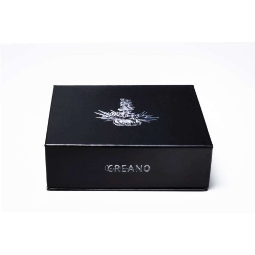 Подаръчен комплект Creano ErbluhTee, черна магнитна кутия + 6 топки микс цъфтящ чай, бял/черен/зелен чай