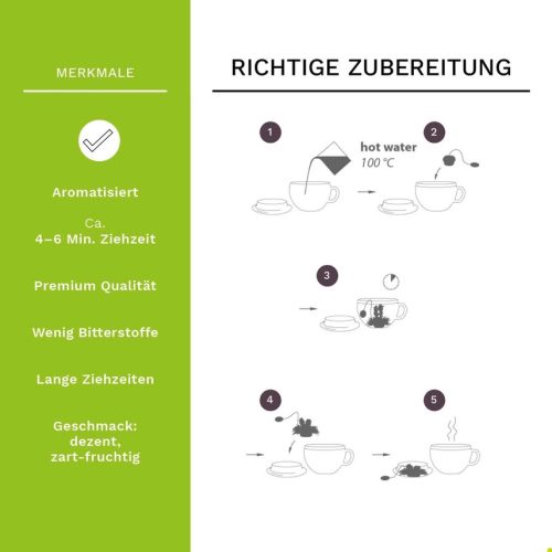 Подаръчен комплект цъфтящ чай Creano Teelini, стъклена чаша 200 мл с капак, 8 пакетчета зелен чай