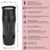 Cana termos Creano Design Travel Mug, 420 ml, inox, etansa, deschidere 360, roz