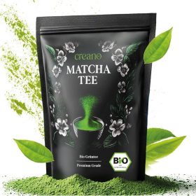   Чай Matcha Creano 100 г, прах от зелен чай, за напитки и рецепти