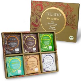   Подаръчен комплект чаен микс Creano Tea Blend Selection, 24 пакетчета с 6 разновидности, 48 г