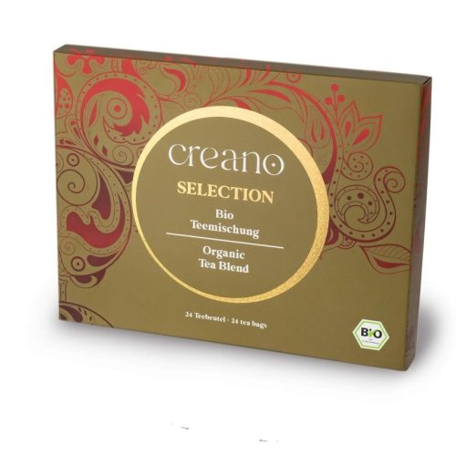 Подаръчен комплект чаен микс Creano Tea Blend Selection, 24 пакетчета с 6 разновидности, 48 г