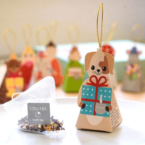 Подаръчен комплект билков чай Creano Tea Lovers, 9 пирамидални пакетчета в различни форми, 22.5 г, без кофеин