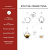 Чай Creano ErbluhTee, 72 топки, 6 сорта, бял, цветен, индивидуално опакован
