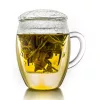 Чаша за чай Creano All-In-One, 400 мл, стъклен филтър и капак, боросиликат