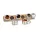 Suport magnetic condimente Rominox Gustus, bambus, recipiente inox, montare perete, 42 cm