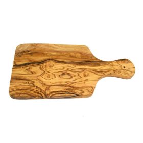   Дъска за закуска от маслиново дърво с дръжка, 30x15 см, дебелина 1,2 см