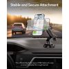 Стойка за кола ESR Halolock Magnetic MagSafe, табло, безжична черна