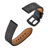 Tech-Protect кожена каишка за Samsung Galaxy Watch 42Mm черен