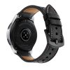 Tech-Protect кожена каишка за Samsung Galaxy Watch 42Mm черен