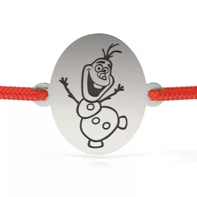 Сребърна гривна с шнур модел Olaf