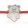 Сребърна гривна с шнур модел Love little bear