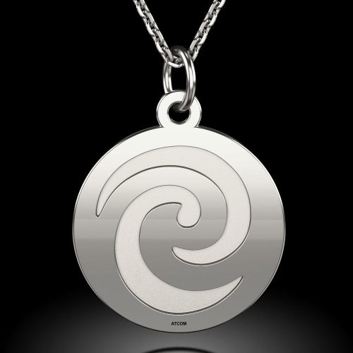 Верижка със сребърна висулка, модел Magic mirage